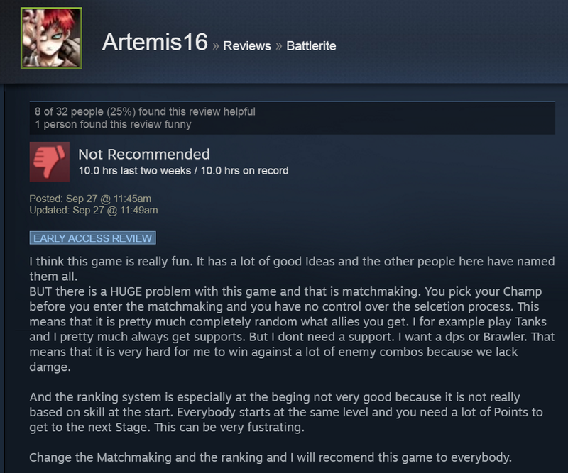 Illustration for article titled Battlerite, As Told By Steam Reviews